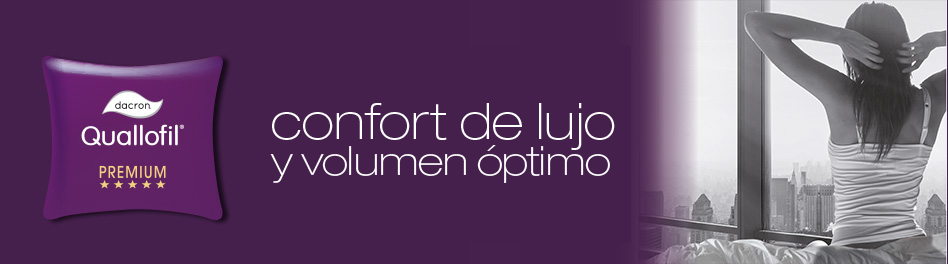 DACRON® Quallofil® confort de lujo y volumen óptimo