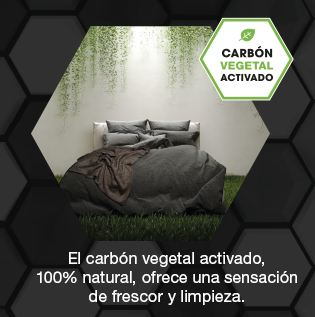 Fibra de relleno Suprelle® Charbon actif, Frescor y limpieza para la cama 